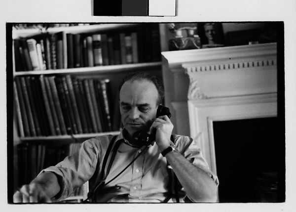 [Five 35mm Film Frames: Charles Fuller on Telephone], Walker Evans (American, St. Louis, Missouri 1903–1975 New Haven, Connecticut), Film negative 