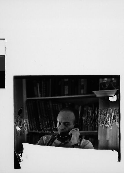 [Six 35mm Film Frames: Charles Fuller on Telephone], Walker Evans (American, St. Louis, Missouri 1903–1975 New Haven, Connecticut), Film negative