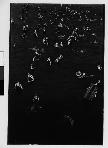 [Two 35mm Film Frames: Bathers in Ocean, From Elevated Position, Coney Island, New York], Walker Evans (American, St. Louis, Missouri 1903–1975 New Haven, Connecticut), Film negative 