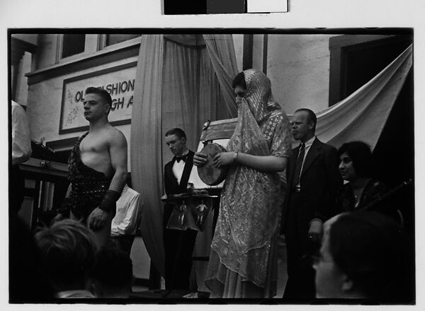 [Three 35mm Film Frames: Sideshow Barker, Strongman, and Indian Musicians, Coney Island, New York], Walker Evans (American, St. Louis, Missouri 1903–1975 New Haven, Connecticut), Film negative