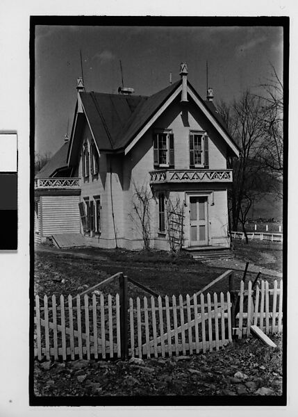 [Three 35mm Film Frames: Folk Victorian Cottage], Walker Evans (American, St. Louis, Missouri 1903–1975 New Haven, Connecticut), Film negative
