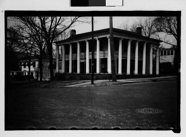 [Greek Revival House with Ionic Capitals, Milledgeville, Georgia]