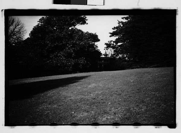 [Exotic Revival Gazebo, From Across Lawn, Macon, Georgia], Walker Evans (American, St. Louis, Missouri 1903–1975 New Haven, Connecticut), Film negative 