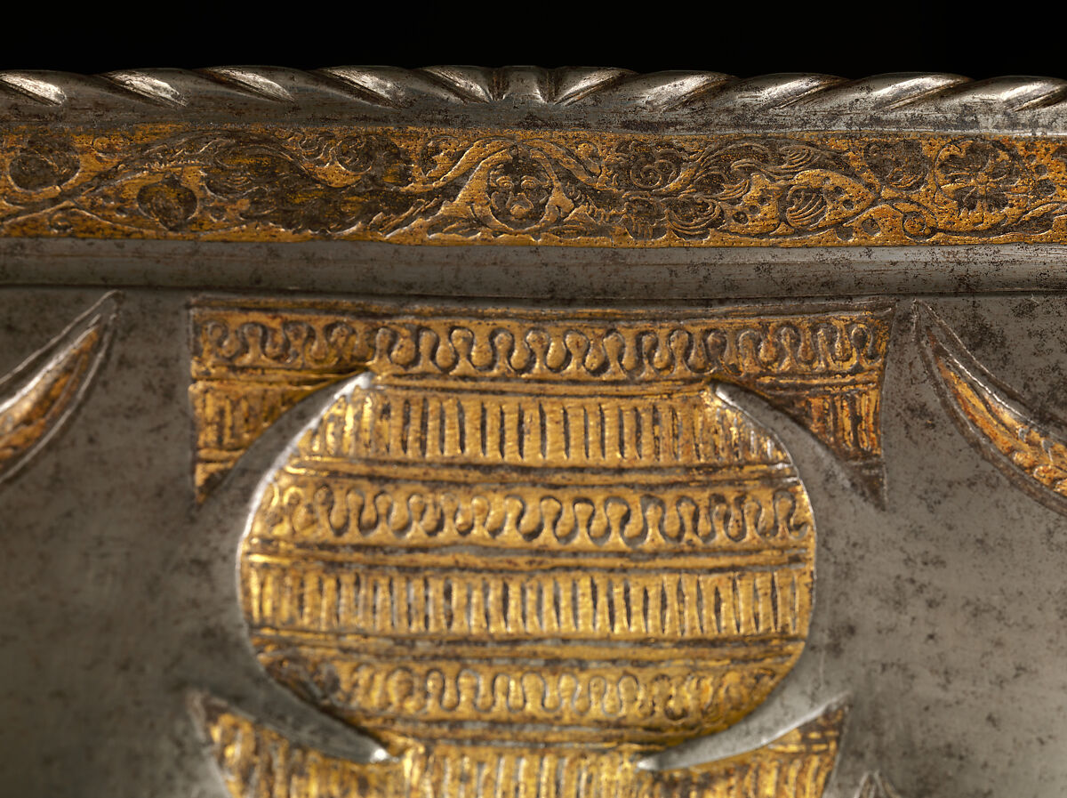 Portions of a Costume Armor, Kolman Helmschmid (German, Augsburg 1471–1532), Steel, copper alloy, gold, German, Augsburg