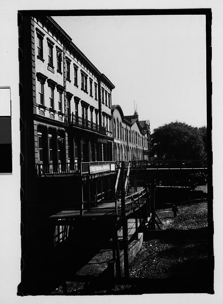 [Waterfront Buildings and Footbridges, Savannah, Georgia], Walker Evans (American, St. Louis, Missouri 1903–1975 New Haven, Connecticut), Film negative