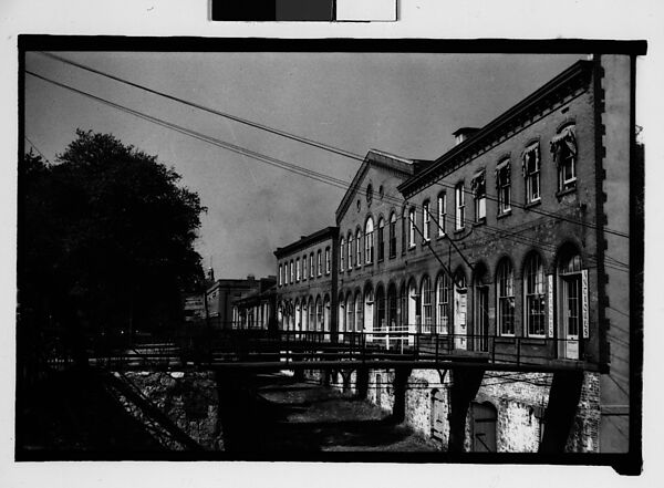 [Waterfront Building with Footbridges, Savannah, Georgia]