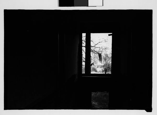 [Darkened Interior of Brick Slave Cabin, Savannah Vicinity, Georgia], Walker Evans (American, St. Louis, Missouri 1903–1975 New Haven, Connecticut), Film negative 