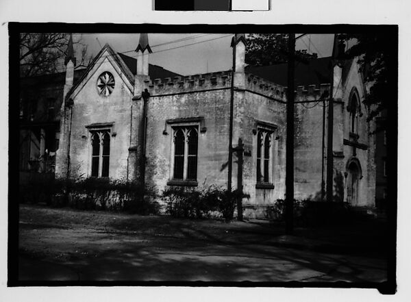 [Unitarian Meeting House, Savannah, Georgia], Walker Evans (American, St. Louis, Missouri 1903–1975 New Haven, Connecticut), Film negative 