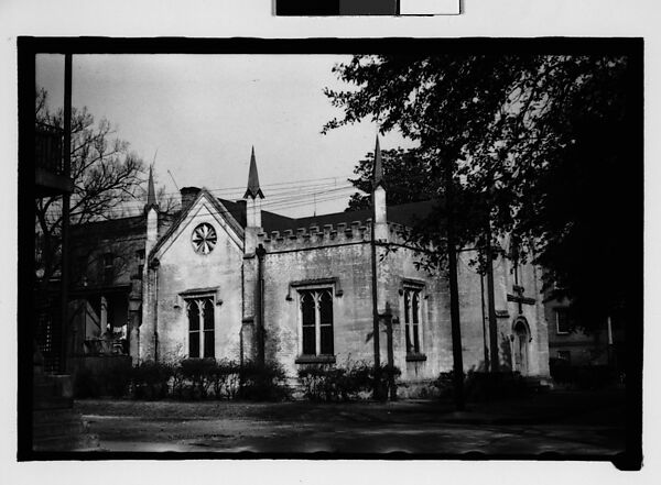 [Unitarian Meeting House, Savannah, Georgia], Walker Evans (American, St. Louis, Missouri 1903–1975 New Haven, Connecticut), Film negative 
