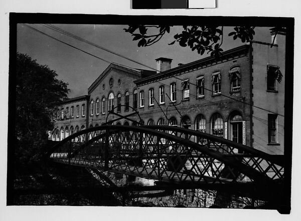 [Waterfront Building and Footbridge, Savannah, Georgia], Walker Evans (American, St. Louis, Missouri 1903–1975 New Haven, Connecticut), Film negative 