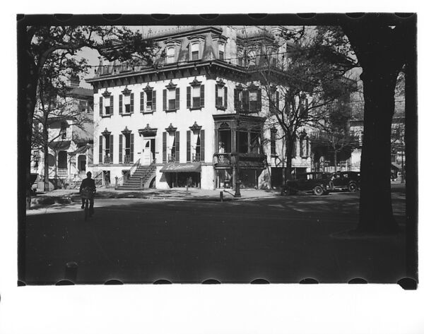 [Second Empire House, Savannah, Georgia], Walker Evans (American, St. Louis, Missouri 1903–1975 New Haven, Connecticut), Film negative 