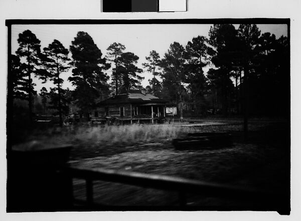 [Wooden House by Railroad Tracks, From Train, Savannah, Georgia], Walker Evans (American, St. Louis, Missouri 1903–1975 New Haven, Connecticut), Film negative 