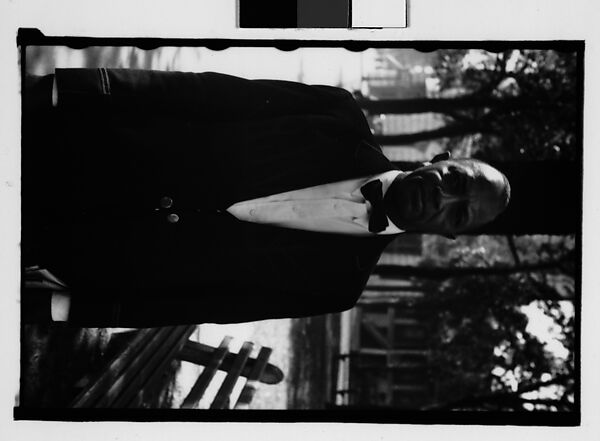 [Hotel Employee on Street, Savannah, Georgia], Walker Evans (American, St. Louis, Missouri 1903–1975 New Haven, Connecticut), Film negative 