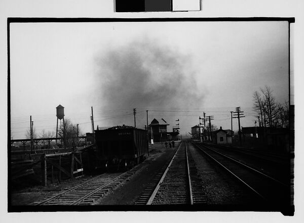 [Railroad Car and Line, From Train, Savannah, Georgia], Walker Evans (American, St. Louis, Missouri 1903–1975 New Haven, Connecticut), Film negative 