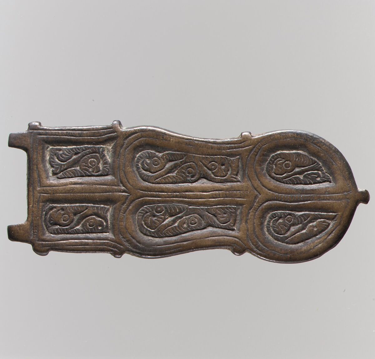 Buckle Shank, Copper alloy, Visigothic