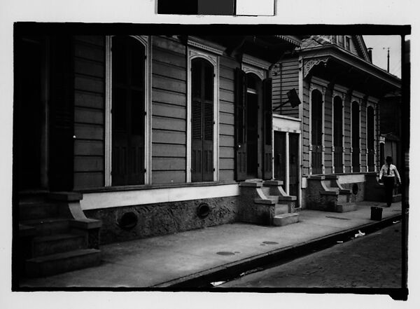 [Row of Shuttered Houses in French Quarter, New Orleans, Louisiana]