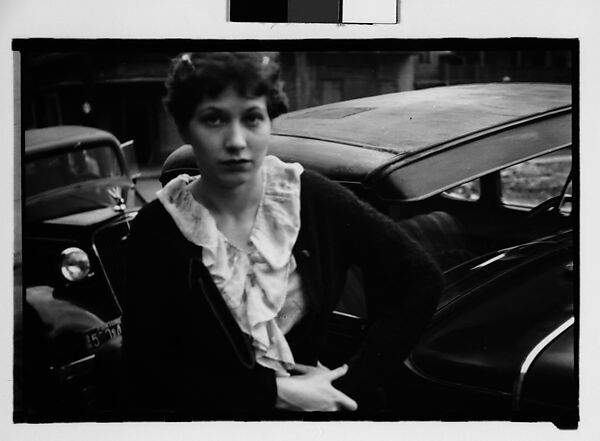 [Jane Ninas in Front of Parked Cars in French Quarter, New Orleans, Louisiana], Walker Evans (American, St. Louis, Missouri 1903–1975 New Haven, Connecticut), Film negative 