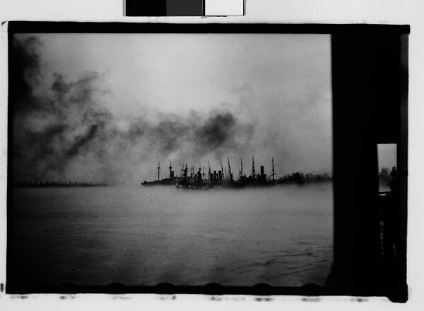 [Ships in Foggy Harbor, New Orleans Vicinity, Louisiana], Walker Evans (American, St. Louis, Missouri 1903–1975 New Haven, Connecticut), Film negative 