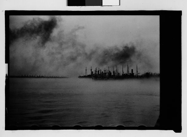 [Ships in Foggy Harbor, New Orleans Vicinity, Louisiana], Walker Evans (American, St. Louis, Missouri 1903–1975 New Haven, Connecticut), Film negative 