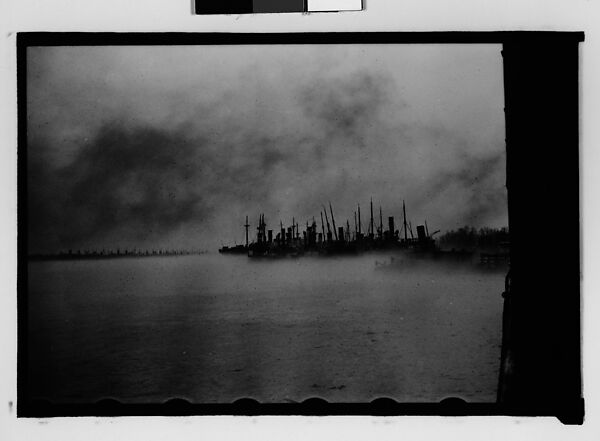 [Ships in Foggy Harbor, New Orleans Vicinity, Louisiana], Walker Evans (American, St. Louis, Missouri 1903–1975 New Haven, Connecticut), Film negative