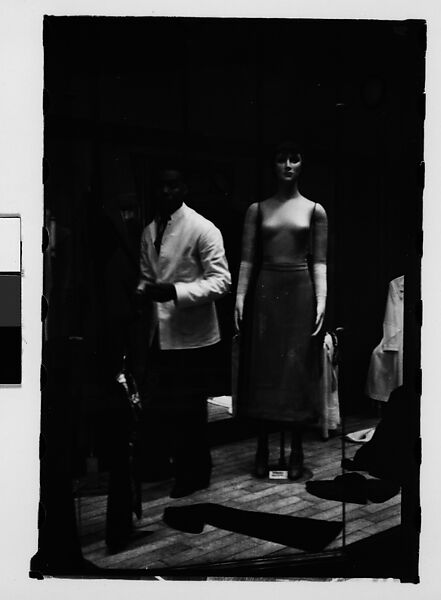 [Dresser and Mannequin in Store Window, New Orleans, Louisiana], Walker Evans (American, St. Louis, Missouri 1903–1975 New Haven, Connecticut), Film negative 