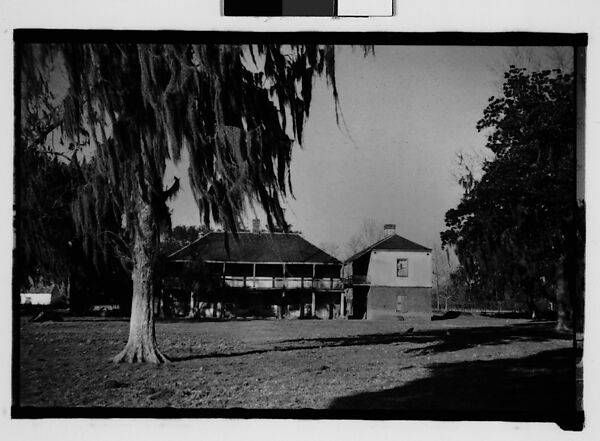 [Ormond Plantation House, St. Charles Parish, Louisiana], Walker Evans (American, St. Louis, Missouri 1903–1975 New Haven, Connecticut), Film negative 