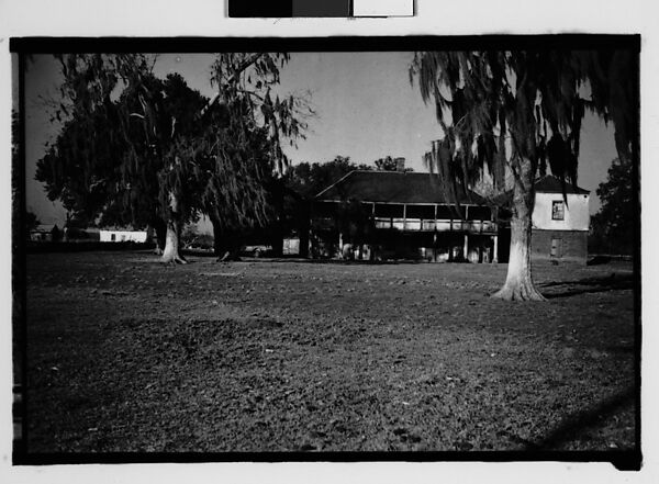 [Ormond Plantation House, St. Charles Parish, Louisiana], Walker Evans (American, St. Louis, Missouri 1903–1975 New Haven, Connecticut), Film negative 
