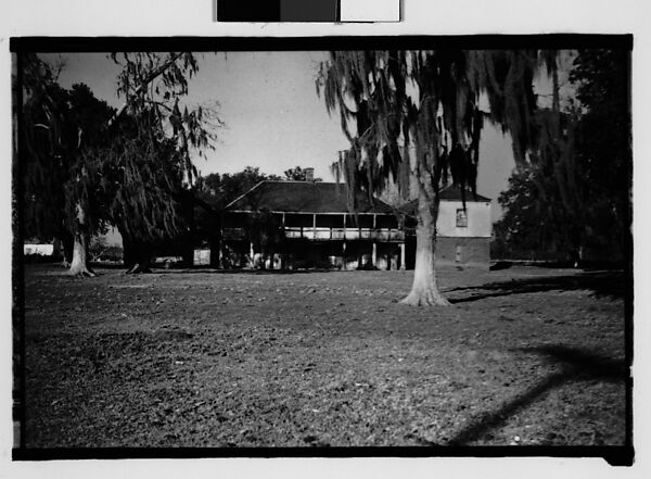 [Ormond Plantation House, St. Charles Parish, Louisiana], Walker Evans (American, St. Louis, Missouri 1903–1975 New Haven, Connecticut), Film negative 