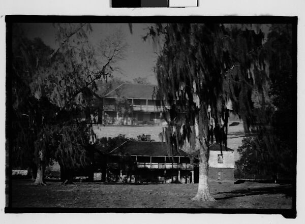 [Ormond Plantation House, St. Charles Parish, Louisiana], Walker Evans (American, St. Louis, Missouri 1903–1975 New Haven, Connecticut), Film negative 