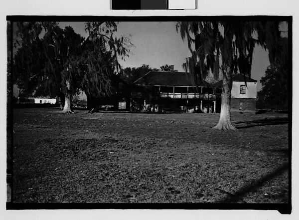 [Ormond Plantation House, St. Charles Parish, Louisiana], Walker Evans (American, St. Louis, Missouri 1903–1975 New Haven, Connecticut), Film negative 