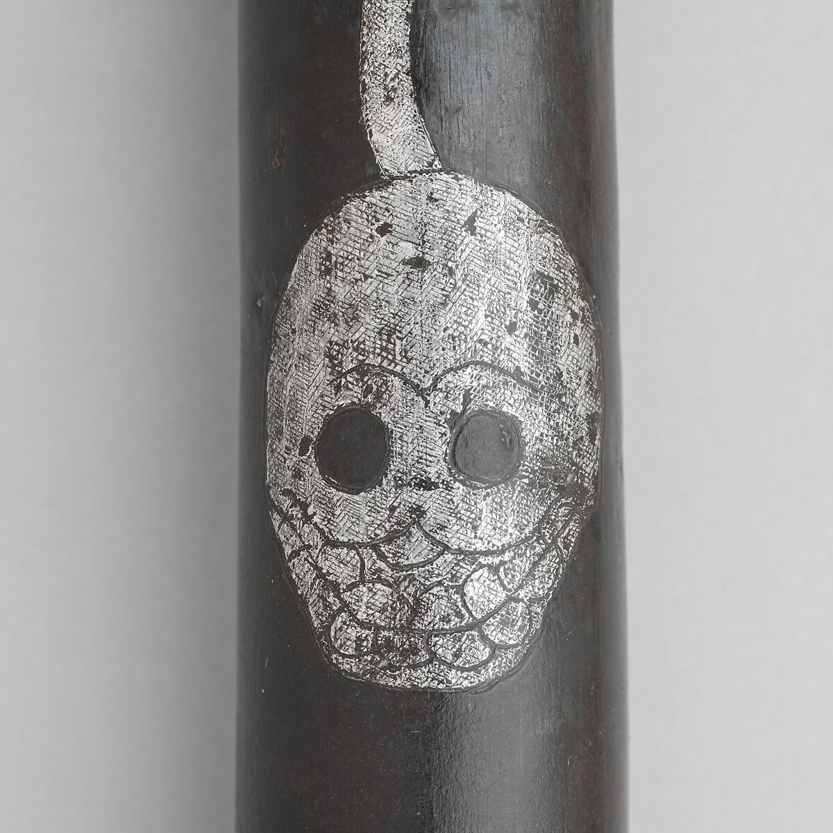 Barrel from a Ceremonial Musket, Iron, gold, copper, silver, Tibetan