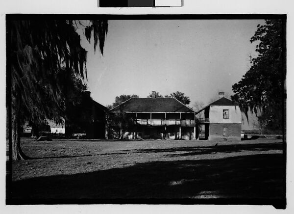 [Ormond Plantation House, St. Charles Parish, Louisiana], Walker Evans (American, St. Louis, Missouri 1903–1975 New Haven, Connecticut), Film negative 