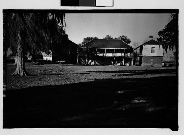 [Ormond Plantation House, St. Charles Parish, Louisiana], Walker Evans (American, St. Louis, Missouri 1903–1975 New Haven, Connecticut), Film negative 