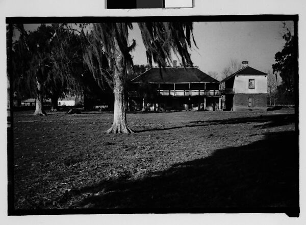 [Ormond Plantation House, St. Charles Parish, Louisiana], Walker Evans (American, St. Louis, Missouri 1903–1975 New Haven, Connecticut), Film negative 