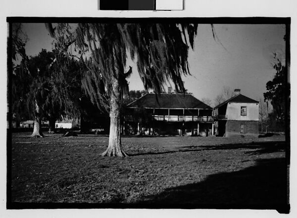 [Ormond Plantation House, St. Charles Parish, Louisiana], Walker Evans (American, St. Louis, Missouri 1903–1975 New Haven, Connecticut), Film negative 