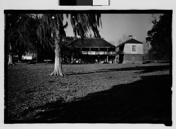 [Ormond Plantation House, St. Charles Parish, Louisiana], Walker Evans (American, St. Louis, Missouri 1903–1975 New Haven, Connecticut), Film negative 