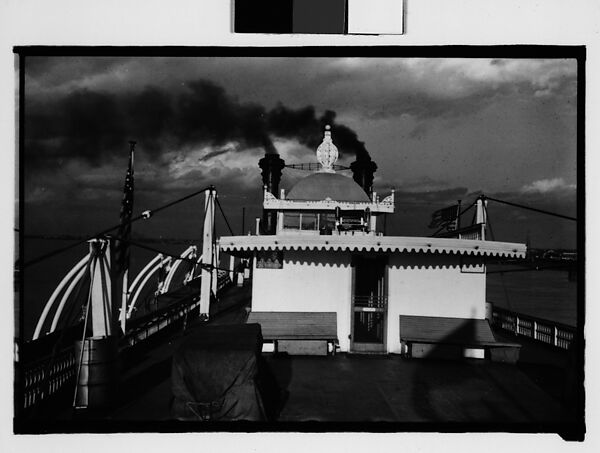 [Upper Deck of Steamboat "Capitol", New Orleans, Louisiana], Walker Evans (American, St. Louis, Missouri 1903–1975 New Haven, Connecticut), Film negative 