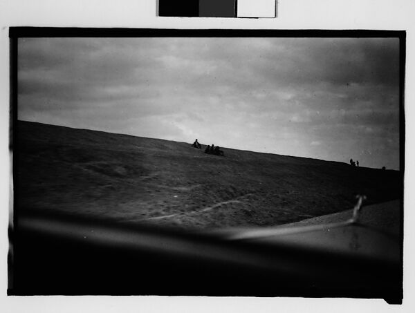 [People on Levee, From Moving Automobile, New Orleans Vicinity, Louisiana], Walker Evans (American, St. Louis, Missouri 1903–1975 New Haven, Connecticut), Film negative 