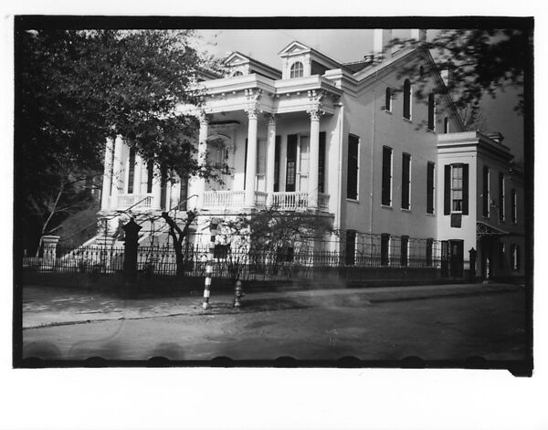 [Greek Revival House, From Automobile?, Louisiana]