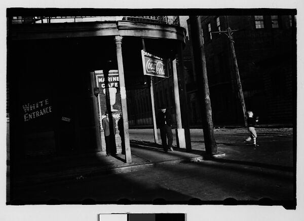 [Street Corner, New Orleans, Louisiana], Walker Evans (American, St. Louis, Missouri 1903–1975 New Haven, Connecticut), Film negative 