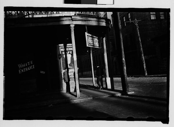 [Street Corner, New Orleans, Louisiana], Walker Evans (American, St. Louis, Missouri 1903–1975 New Haven, Connecticut), Film negative 