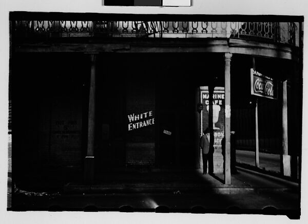 [Street Corner, New Orleans, Louisiana], Walker Evans (American, St. Louis, Missouri 1903–1975 New Haven, Connecticut), Film negative 