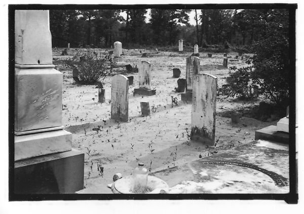 [Gravestones, Alabama], Walker Evans (American, St. Louis, Missouri 1903–1975 New Haven, Connecticut), Film negative 