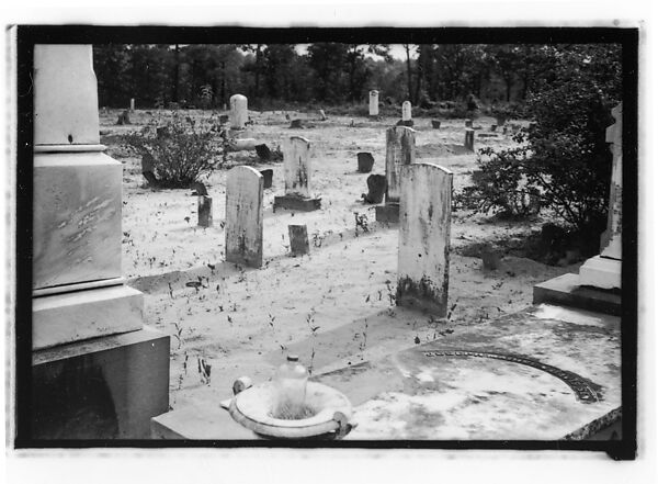 [Gravestones, Alabama], Walker Evans (American, St. Louis, Missouri 1903–1975 New Haven, Connecticut), Film negative 