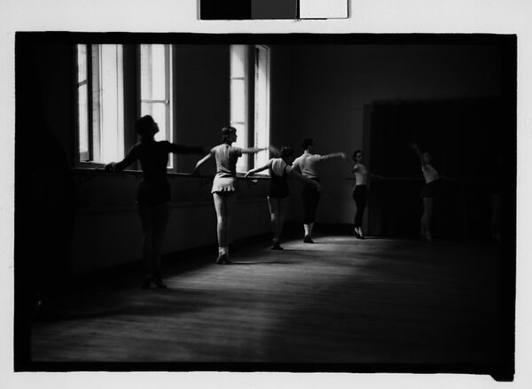 [Thirty-Two 35mm Film Frames on Uncut Roll: 1 of Dance Class, 21 Nude Studies of Olivia Saunders Agee, and 10 Portraits of Ursula Bitter], Walker Evans (American, St. Louis, Missouri 1903–1975 New Haven, Connecticut), Film negative 