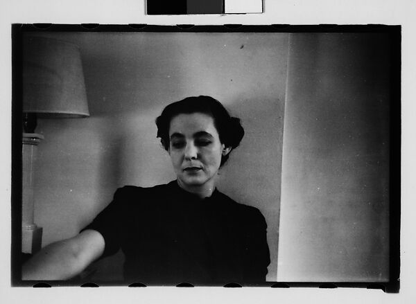 [Thirty-Five 35mm Film Frames on Uncut Roll: 32 Portraits of Dorothy Bitter, 2 Portraits of Gifford Cochran on Roof of 441 East 92nd Street, NYC, and 1 Portrait of Unidentified Child], Walker Evans (American, St. Louis, Missouri 1903–1975 New Haven, Connecticut), Film negative