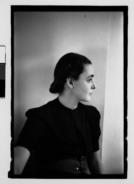 [Thirty-Five 35mm Film Frames on Uncut Roll: 32 Portraits of Dorothy Bitter, 2 Portraits of Gifford Cochran on Roof of 441 East 92nd Street, NYC, and 1 Portrait of Unidentified Child], Walker Evans (American, St. Louis, Missouri 1903–1975 New Haven, Connecticut), Film negative