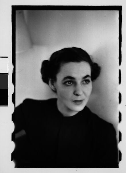 [Thirty-Five 35mm Film Frames on Uncut Roll: 32 Portraits of Dorothy Bitter, 2 Portraits of Gifford Cochran on Roof of 441 East 92nd Street, NYC, and 1 Portrait of Unidentified Child], Walker Evans (American, St. Louis, Missouri 1903–1975 New Haven, Connecticut), Film negative