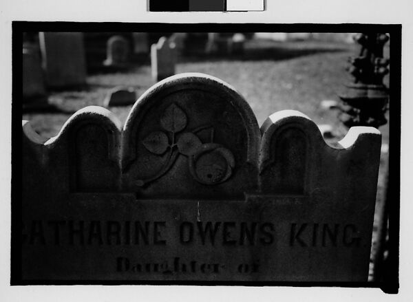 [Thirty 35mm Film Frames on Uncut Roll: of Headstones, A War Medallion, and An Abandoned House Next to A Lumberyard, New Castle, Delaware and Washington, D.C.], Walker Evans (American, St. Louis, Missouri 1903–1975 New Haven, Connecticut), Film negative