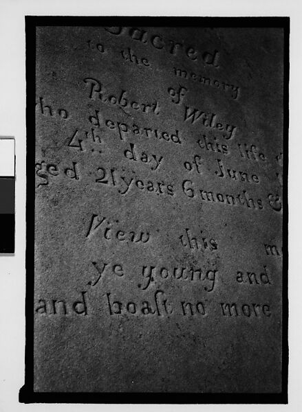 [Thirty 35mm Film Frames on Uncut Roll: of Headstones, A War Medallion, and An Abandoned House Next to A Lumberyard, New Castle, Delaware and Washington, D.C.], Walker Evans (American, St. Louis, Missouri 1903–1975 New Haven, Connecticut), Film negative